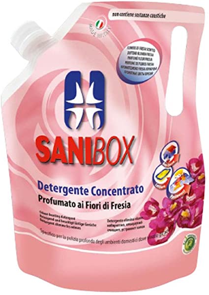 Sanibox Detergente casa 1L – Fresia – Cani e Gatti Shop